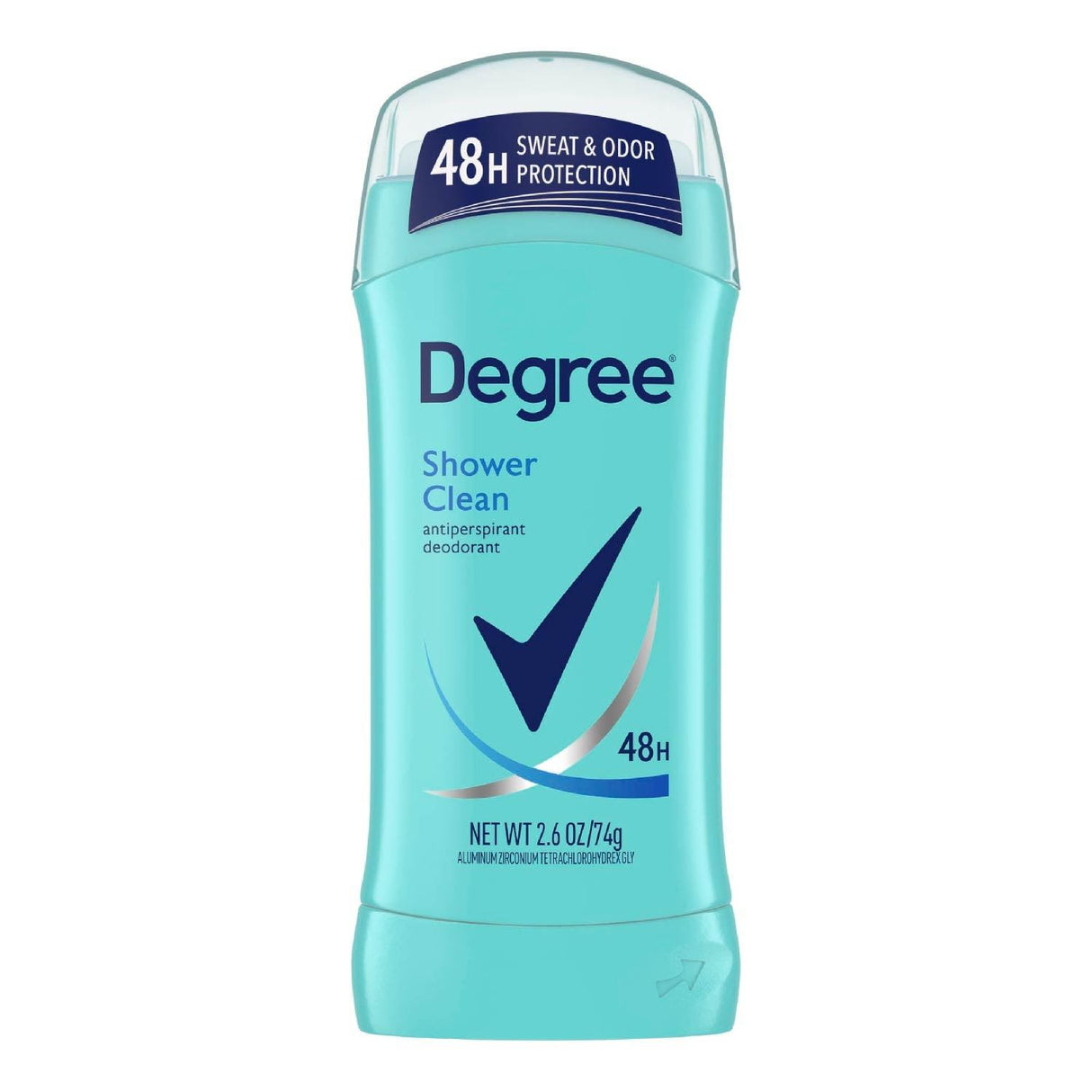 Degree Women Shower Clean Deodorant Invisible Solid 2.6 Oz - 12 Pack