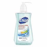 Dial Hand Soap with Moisturizer Coconut Water & Mango 7.5 Fl oz- 12 Pack