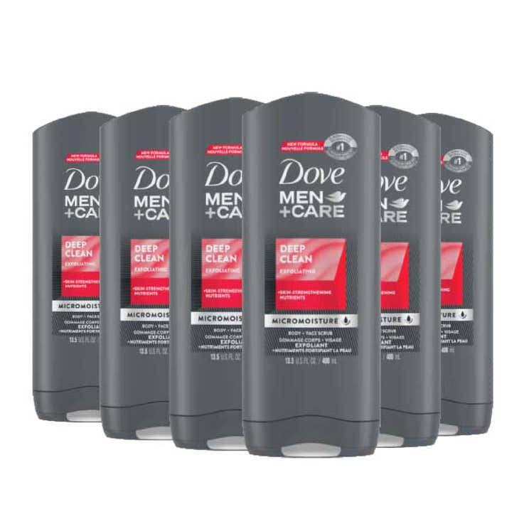 Dove Men +Care Body Wash Deep Clean  13.5 oz/ 400 ml- 6 Pack | Dove - Pre Order