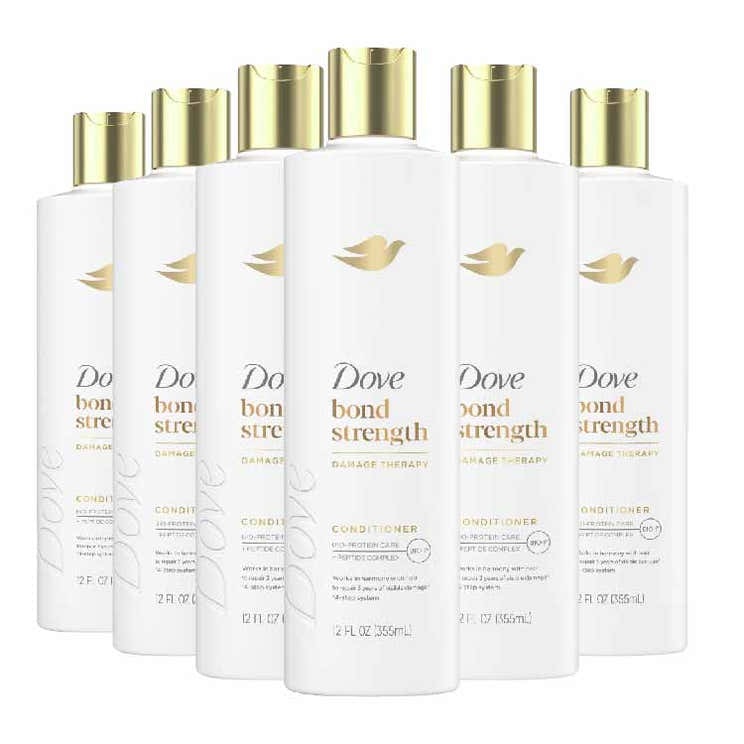 Dove - Beauty Bond Strength Peptide Complex Hair Care Conditioner - 12 Oz - 6 Pack | Dove - Pre Order