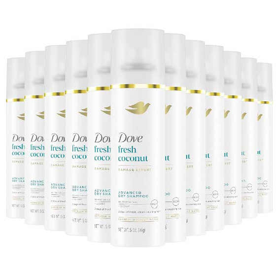 Dove - Beauty Fresh Coconut Dry Shampoo - 5 Oz - 12 Pack | Dove - Hair Care Wholesale