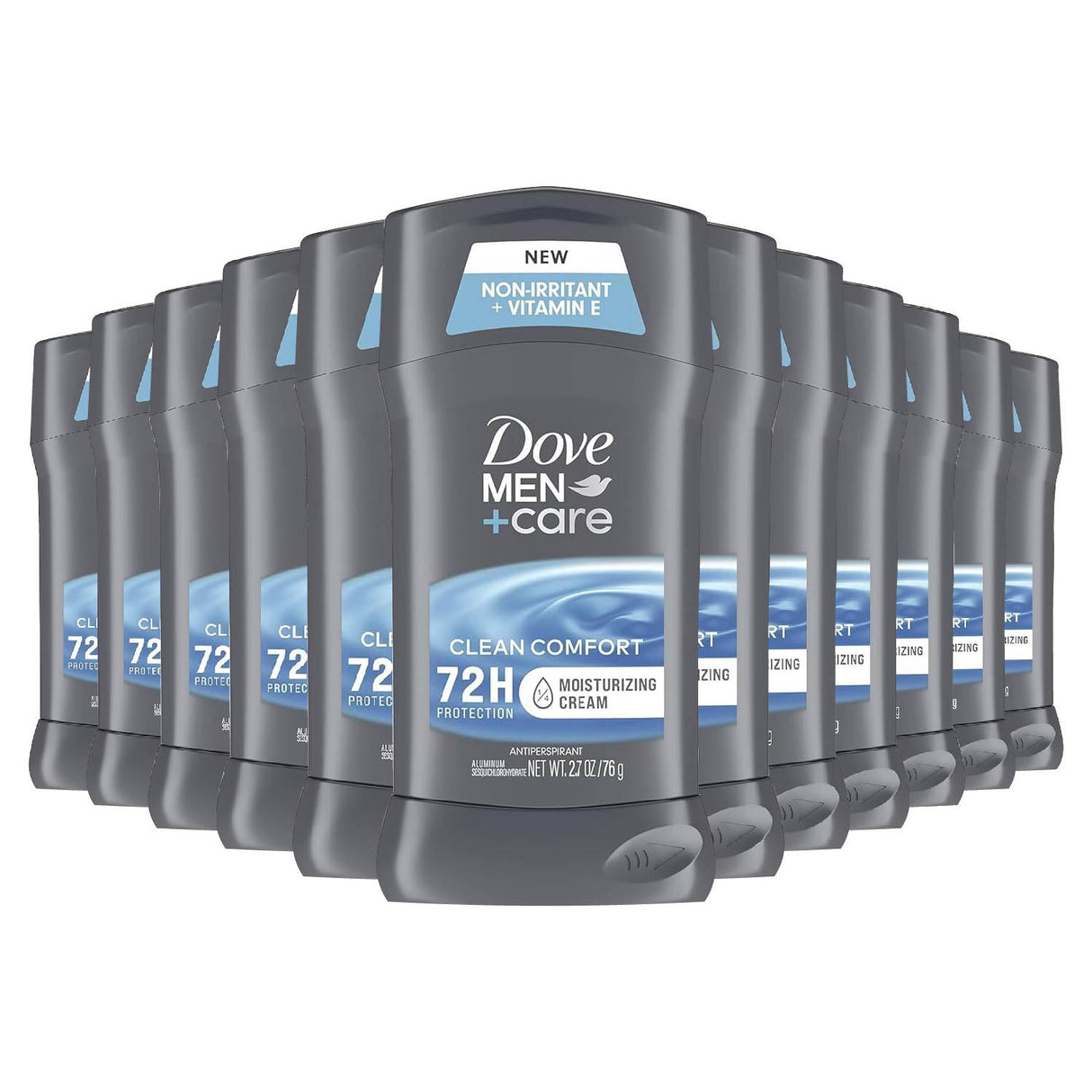 Dove Men+Care Clean Comfort Antiperspirant Stick 2.7 oz -  12 Pack