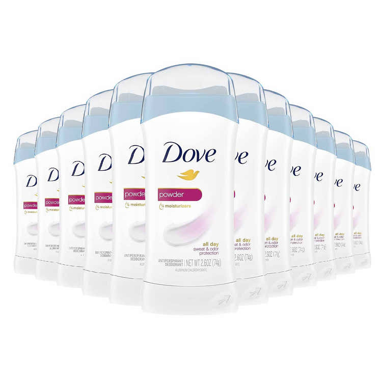 Dove Powder Invisible Solid Anti-perspirant Deodorant  2.6 Oz - 12 Pack | Dove - Pre Order