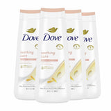 Dove - Soothing Care Body Wash with Calendula Infused Oils - 20 Oz - 4 Pack
