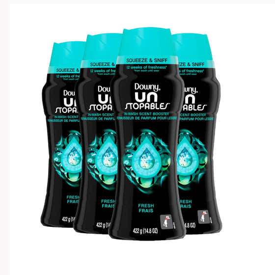 Downy Unstopables Scent Booster Beads 14.8 oz - 4 Pack Contarmarket