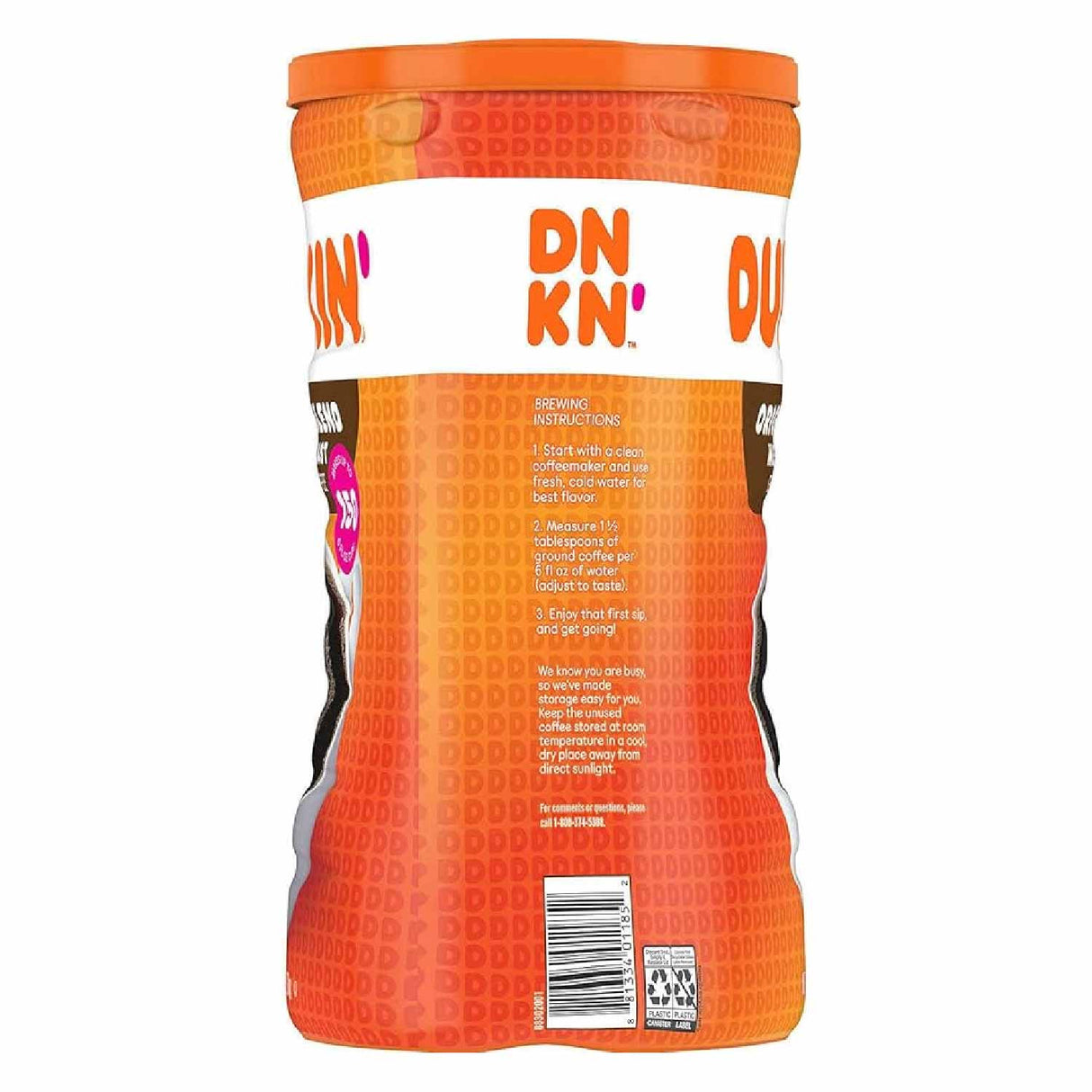 Dunkin' Donuts Original Blend Ground Coffee, Medium Roast, 45 oz.