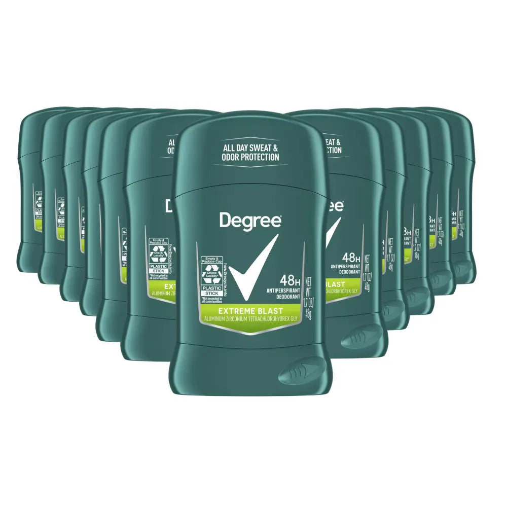 Degree Men Extreme Blast Antiperspirant Deodorant, 1.7 Oz - 12 Pack
