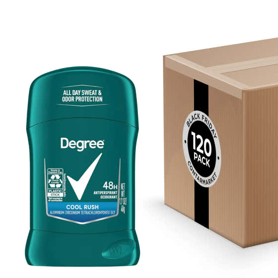 Degree Men Cool Rush Antiperspirant Deodorant, 1.7 oz - 120 Pack - Travel Size | Degree - Black Friday