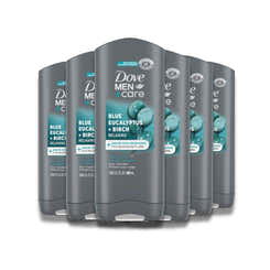 Dove Men+Care Relaxing Body + Face Wash - 6 Pack (13.5 oz) Contarmarket