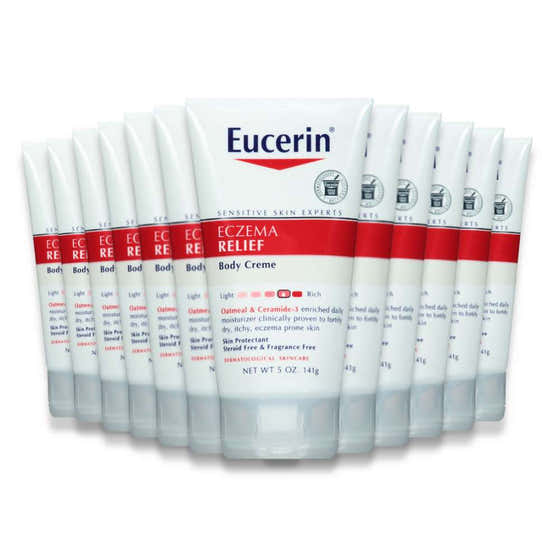 Eucerine Eczema Relief Body Cream 5 Oz - 12 Pack - Eucerin Eczema Relief Cream - 12 Pack Contarmarket | Eucerin - Skincare