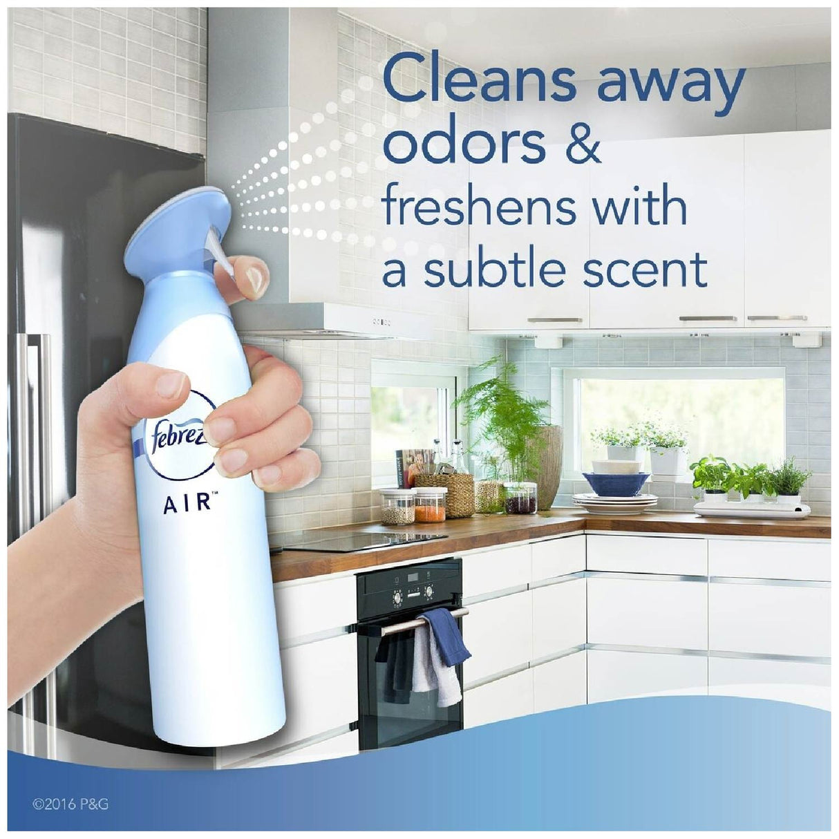 Febreze - Air Mist Freshener Spray, White Jasmine - 300 ml / 10.14 oz - 6 Pack