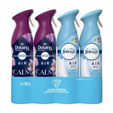 Febreze -  Air Effects Air Freshener, Linen & Sky + Downy Calm - 8.8 Oz - 4 Pack