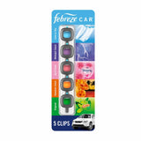 Febreze Car Air Freshener Vent Clips, Mixed Scent, 5 ct. - 5 Pack