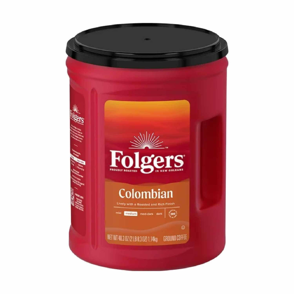 Folgers - 100% Medium Roast Ground Colombian Coffee - 40.3 Oz