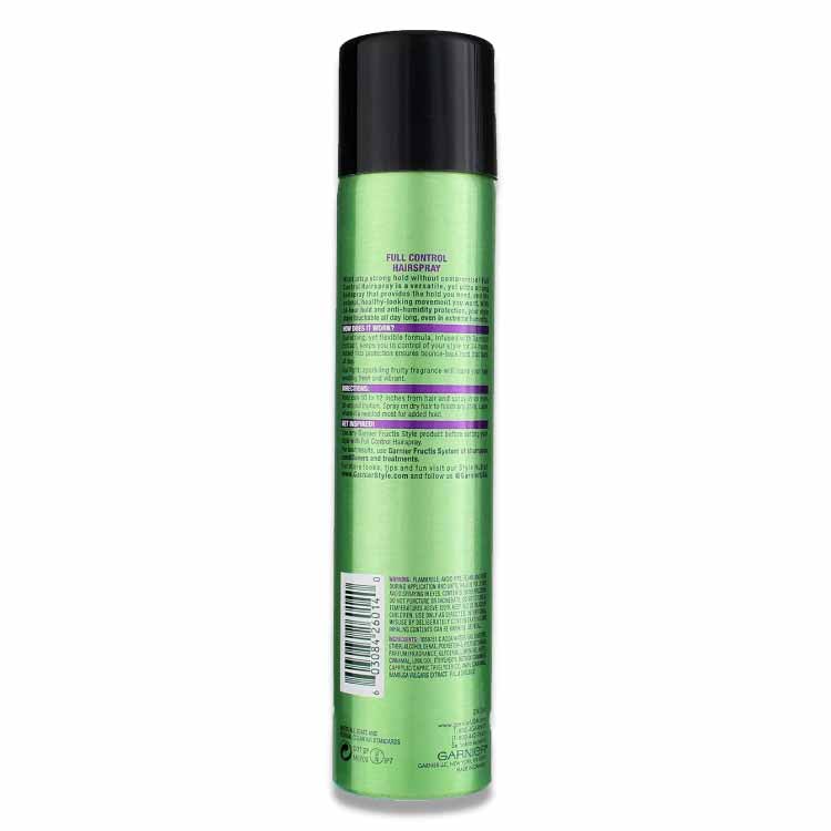 Garnier Fructis - Style Full Control Anti-Humidity Hairspray, Ultra Strong Hold - 8.25 Oz - 6 Pack