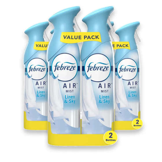 Febreze - Air Freshener, Linen &amp; Sky Scent, Twin Pack - 8.8 Oz - 3 Pack | Febreze - Febreze