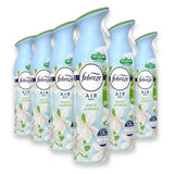 Febreze - Air Mist Freshener Spray, White Jasmine - 300 ml / 10.14 oz - 6 Pack