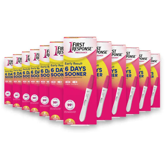 First Response Early Response Pregnancy Test, 2 Count - 12 Pack | First Response - Wholesale First Aid
