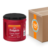 Folgers - Coffee, Classic Roast Ground Coffee - 25.9 Oz - 240 Pack
