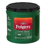 Folgers - Decaffeinated Classic Roast Ground Coffee - 28.8 Oz - 6 Pack