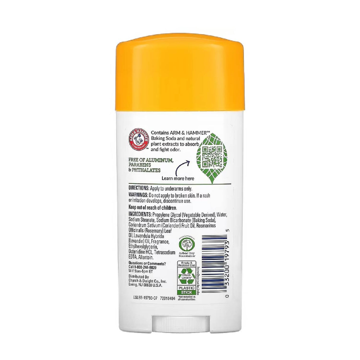 A&H Essentials Natural Deodorant Fresh Rosemary Lavender Natural- 2.5 oz  - 240 Pack