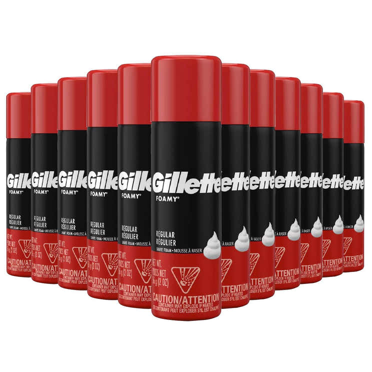 Gillette - Foamy Shave Cream - 2 Oz - 48 Pack - Travel Size | Gillette - Pre Order