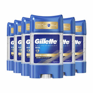 Gillette - Antiperspirant Gel Champion Gold 72h  Gel Stick - 70ml - 6 Pack