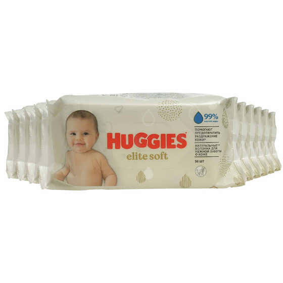 Huggies - Elite Soft Wet, Baby Wipes - 56 Count - 10 Pack | Huggies - All products