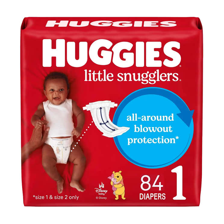 Huggies Little Snugglers Baby Diapers, Size 1 - 84 Ct | Huggies - Pre Order