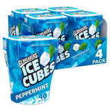 Ice Breakers Gum, Sugar Free Ice Cubes, Peppermint 40 Pieces - 4 Pack