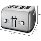 KitchenAid 4-Slice Toaster, Silver