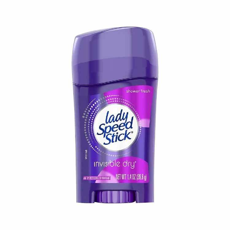 Lady Speed Stick Invisible Dry Antiperspirant & Deodorant, Shower Fresh 1.4 oz - 12 Pack