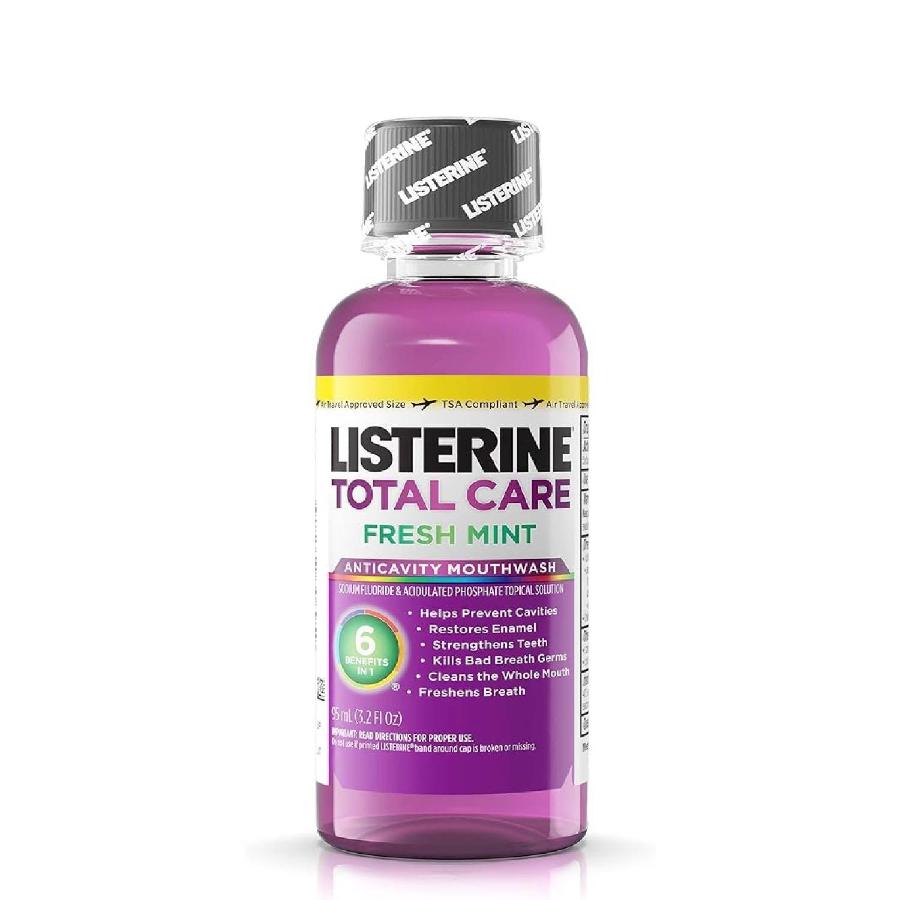 Listerine Fresh Mint Mouthwash - 3.2 oz - 24 Pack