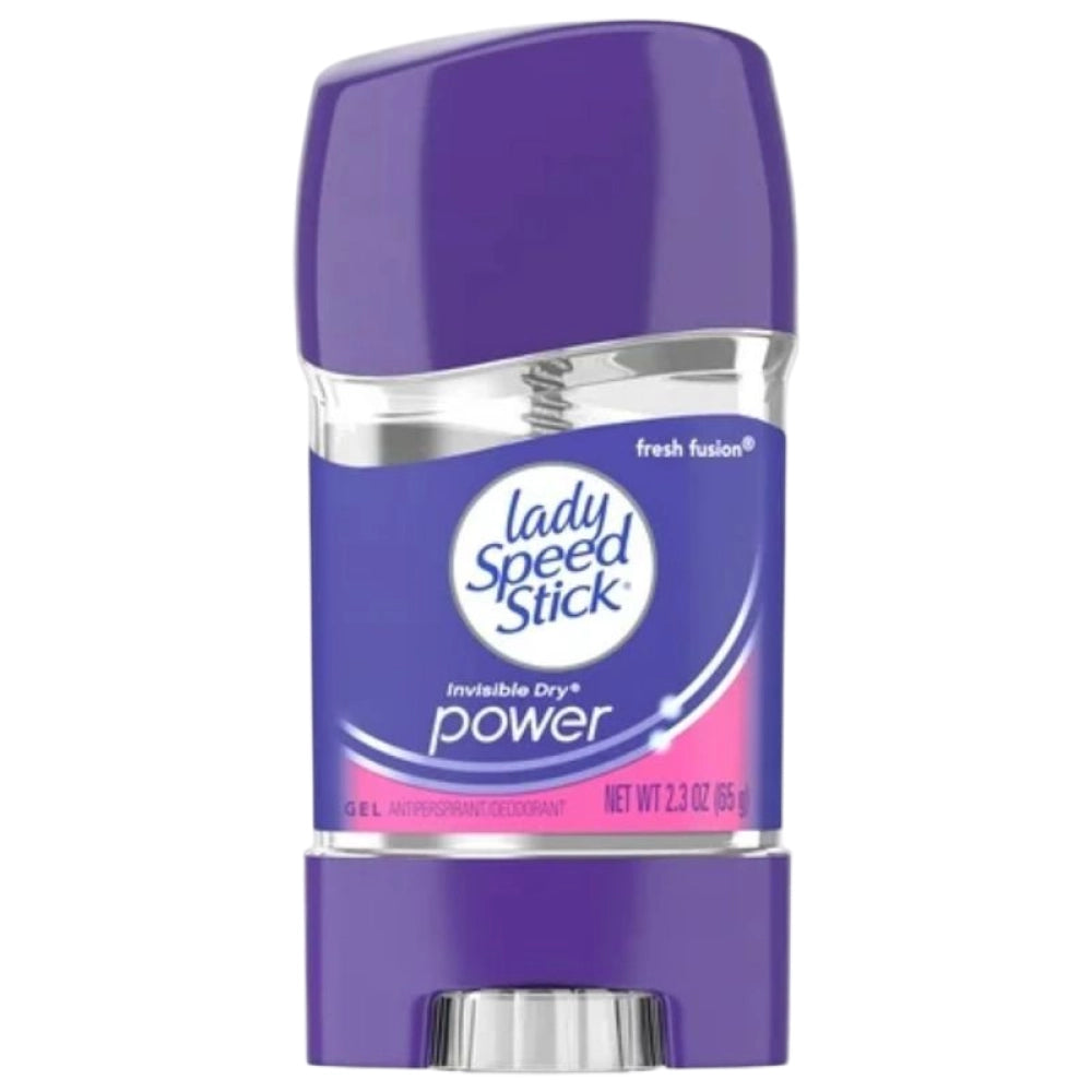 Lady Speed Stick Invisible Dry Antiperspirant & Deodorant,  Fresh Fusion  - 2.3 oz - 12 Pack