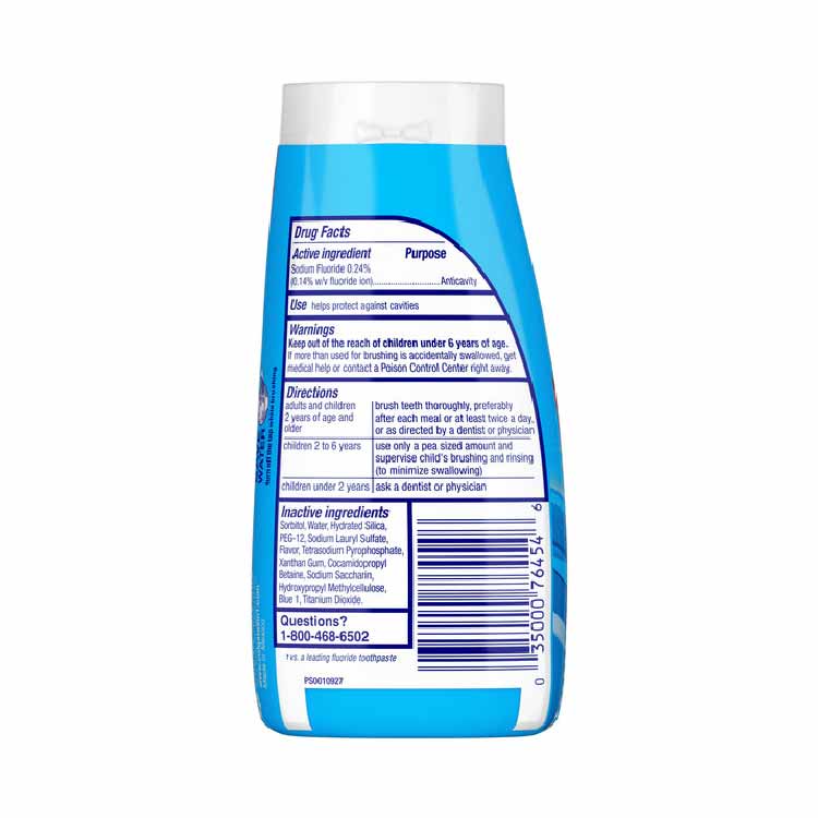 Colgate Max Fresh Liquid Toothpaste W/ Mini Breath Strips, Cool Mint 4.6 oz - 3 pack - Open Box -