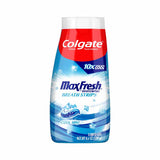 Colgate Max Fresh Liquid Toothpaste W/ Mini Breath Strips, Cool Mint 4.6 oz - 3 pack - Open Box -