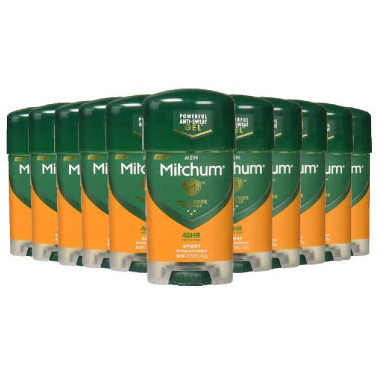 Mitchum Men Clear Gel Antiperspirant Deodorant, Sport  - 2.25 Oz - 24 Pack | Mitchum - Pre Order