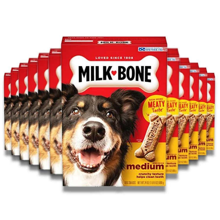 Milk-Bone - Original Dog Treats Biscuits, Medium Dog - 24 oz - 12 Pack - Milk-Bone Original Dog Treats - 24 oz - 12 Pack C...
