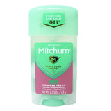 Mitchum Women Gel Antiperspirant Deodorant, Powder Fresh - 2.25 Oz - 24 Pack