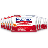 Mucinex - Sinus-Max Severe Congestion Relief Caplets - 20 Ct Each - 24 Pack