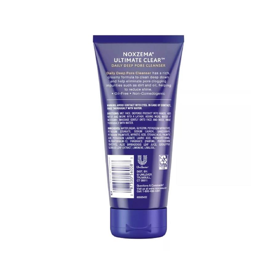 Noxzema Ultimate Clear Daily Deep Pore, Oil Free Cleanser  6 oz  - 6 Pack
