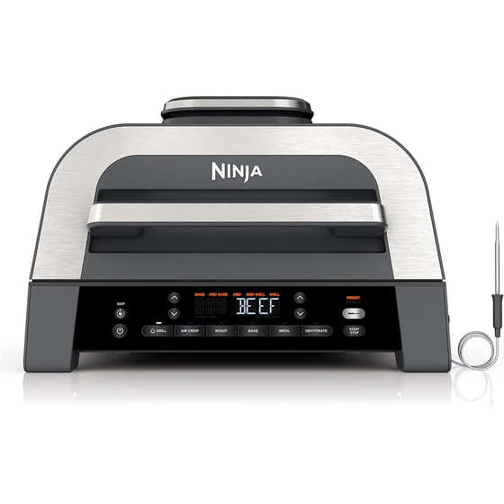 Ninja Foodi Smart XL 6-in-1 Indoor Grill with Foodi Smart Thermometer, Black/Silver | Ninja - Home, Kitchen &amp; Dine