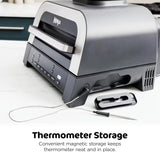 Ninja Foodi Smart XL 6-in-1 Indoor Grill with Foodi Smart Thermometer, Black/Silver