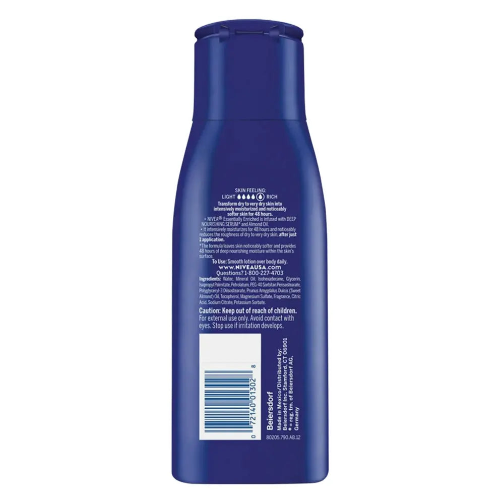 Nivea - Essentially Enriched Body Lotion for Dry SkinFresh - 2.5 Oz - 24 Pack