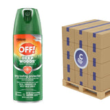 Off Deep Woods Aerosol 6oz, 12 Pack - 100 Cases Pallet