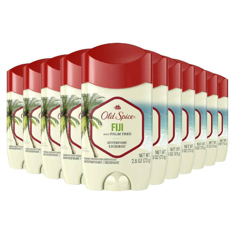 Old Spice Men's Fiji with Palm Tree Antiperspirant &amp; Deodorant 2.6 oz -12 pack | Old Spice - Pre Order