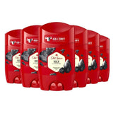 Old Spice Stick Antiperspirant & Deodorant  Rock With  Charcoal - 1.7 oz/ 50 ml -  6 pack