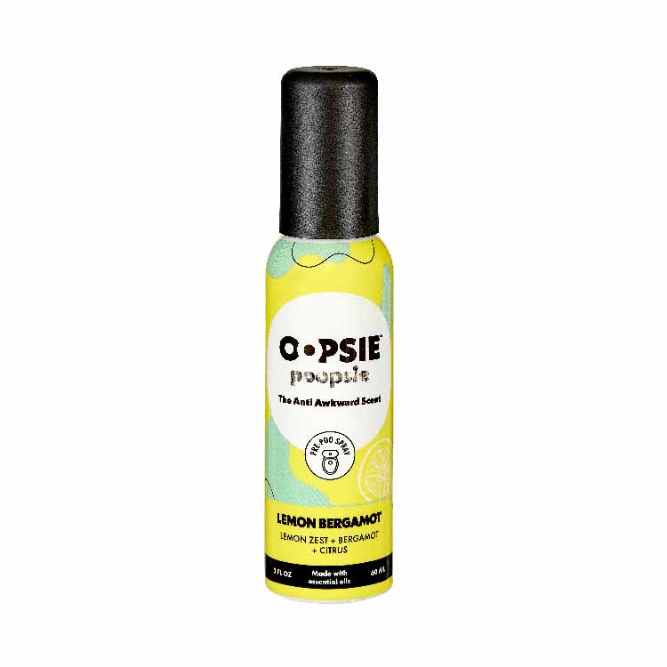 Oopsie Poopsie 2oz, Flower Citrus - Lavender Escape - Mediterranean Sage - Lemon Bergamot - 16 Pack/4 Ct each Fragrance