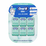 Oral-B Glide All-in-One Dental Floss, Brilliance Blast - 44 m - 6 pack