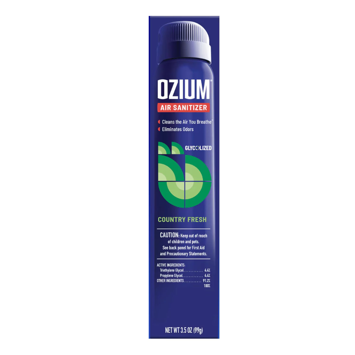 Ozium Air Sanitizer Spray, Country Fresh - 3.5 Oz - 4 Pack